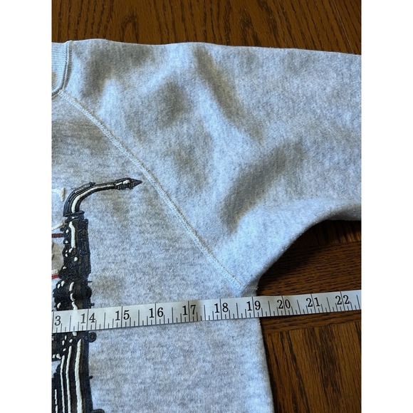New Orleans Jazz Vtg Sweatshirt 1980's Mardi Gras Vacation Sz Medium USA - Picture 10 of 11